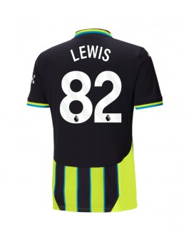 Manchester City Rico Lewis #82 Auswärtstrikot 2024-25 Kurzarm